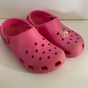 Crocs, pink, size 7 womens